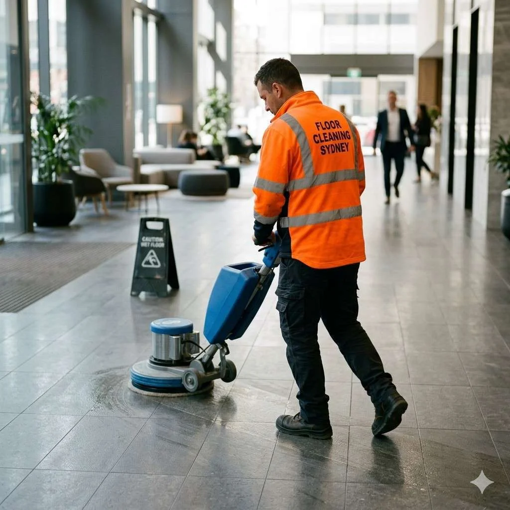 Professional floor cleaning service in Sydney restoring clean floors.